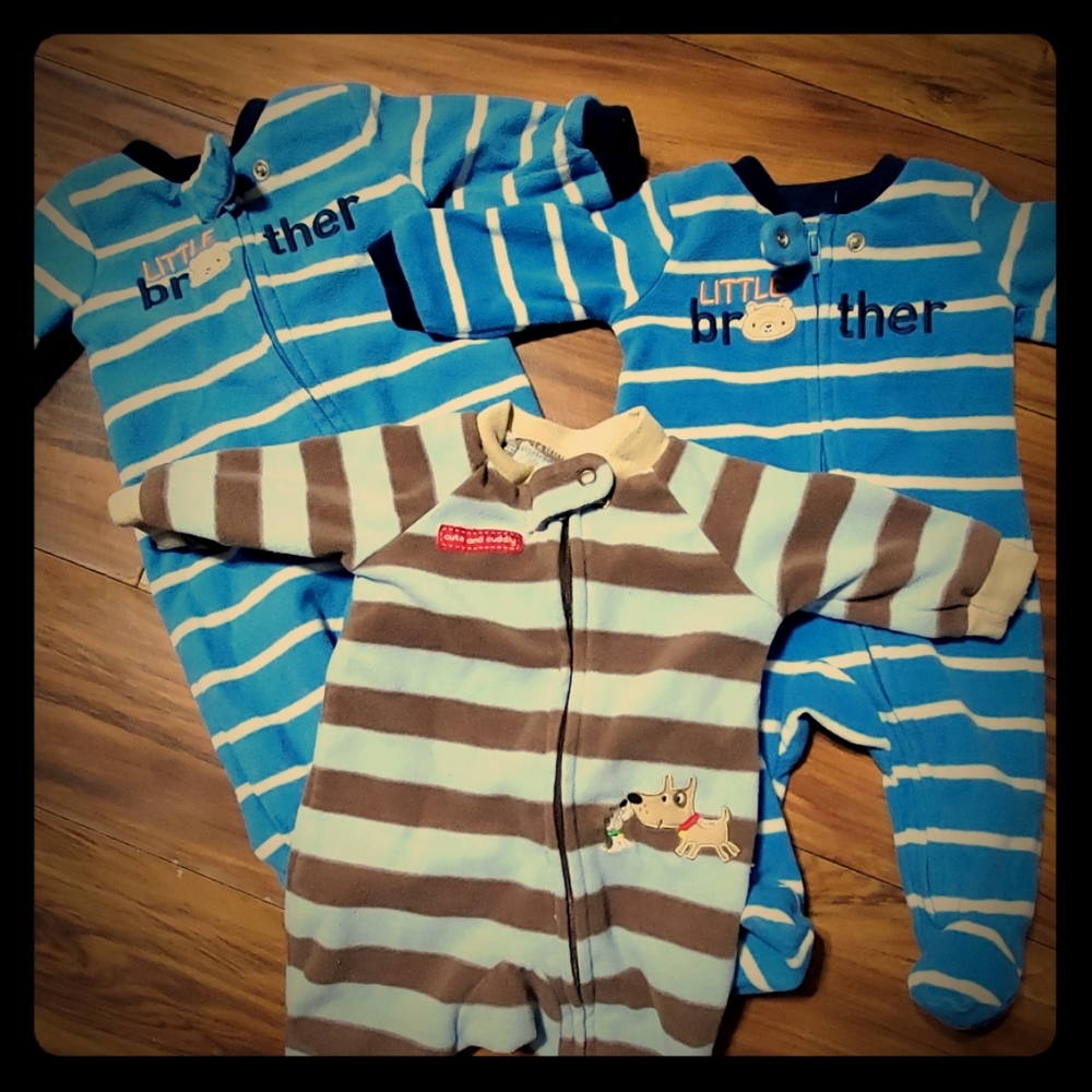 3 fleece sleepers